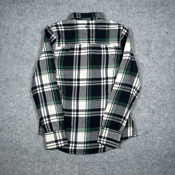 Superdry Flannel Shirt Mens Xs multi colour Plaid Long Sleeve Button down - Picture 14 of 16